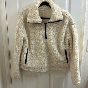 Half Zip Sherpa Jacket